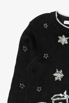 Vintage Black Victoria Jones Train Ugly Christmas Pullover (1990s)