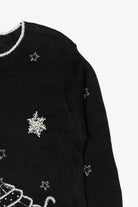 Vintage Black Victoria Jones Train Ugly Christmas Pullover (1990s)