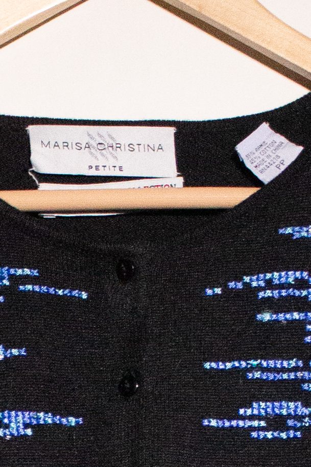 Vintage Houses Christmas Cardigan (2000s)