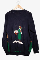 Vintage Letters To Santa Christmas Cardigan (1990s)