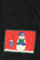 Vintage Black Ugly Christmas Cardigan (1990s)