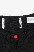 Vintage Black Ugly Christmas Cardigan (1990s)