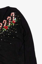 Vintage Lightweight Jack B. Quick Candy Canes Ugly Christmas Cardigan (2000s)