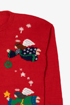 Vintage Red Angels Ugly Christmas Cardigan (1990s)