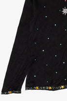Vintage Y2k Lightweight Jack B. Quick Cowboy Boots Ugly Christmas Cardigan (2000s)