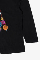 Vintage Black Lucia Burns Ornament Tree Ugly Christmas Pullover (2000s)