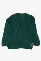 Vintage Green Tiara Ugly Christmas Cardigan (1990s)