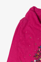Vintage Pink B.P Design Tree Ugly Christmas Pullover (2000s)