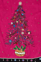 Vintage Pink B.P Design Tree Ugly Christmas Pullover (2000s)