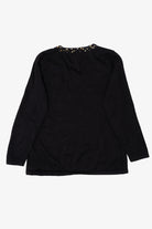 Vintage Black Berek Reindeer Christmas Pullover (1990s)