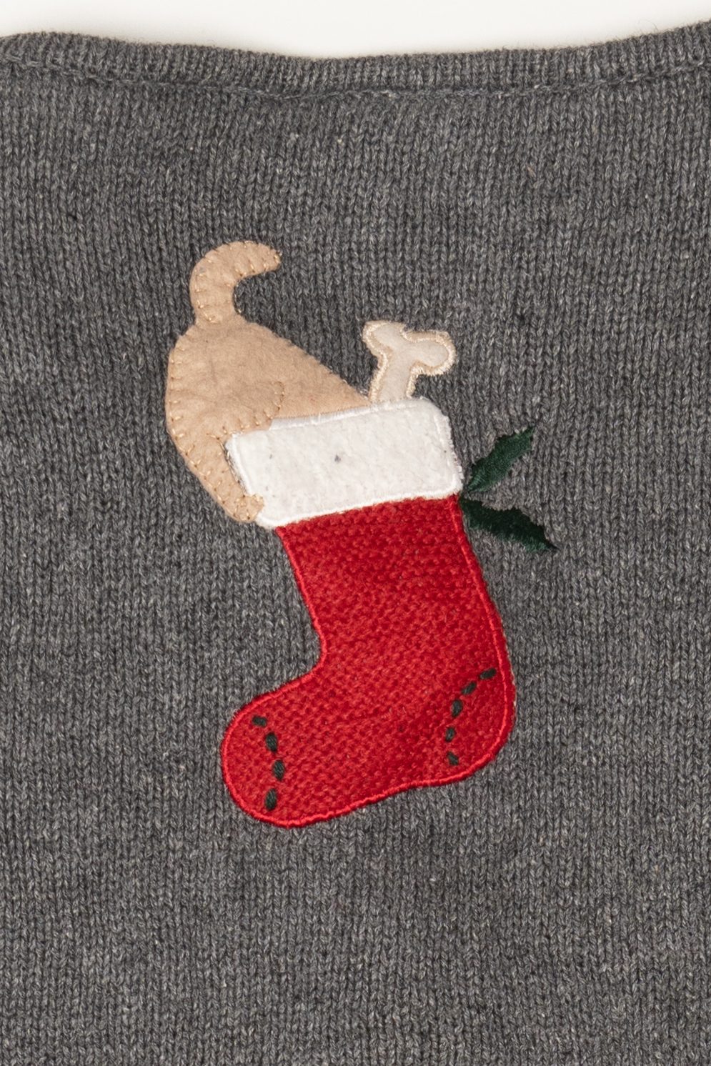 Vintage Crazy Horse Dogs Ugly Christmas Cardigan (2000s)