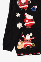 Vintage Tiara International Santa Ugly Christmas Cardigan (2000s)
