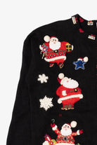 Vintage Tiara International Santa Ugly Christmas Cardigan (2000s)