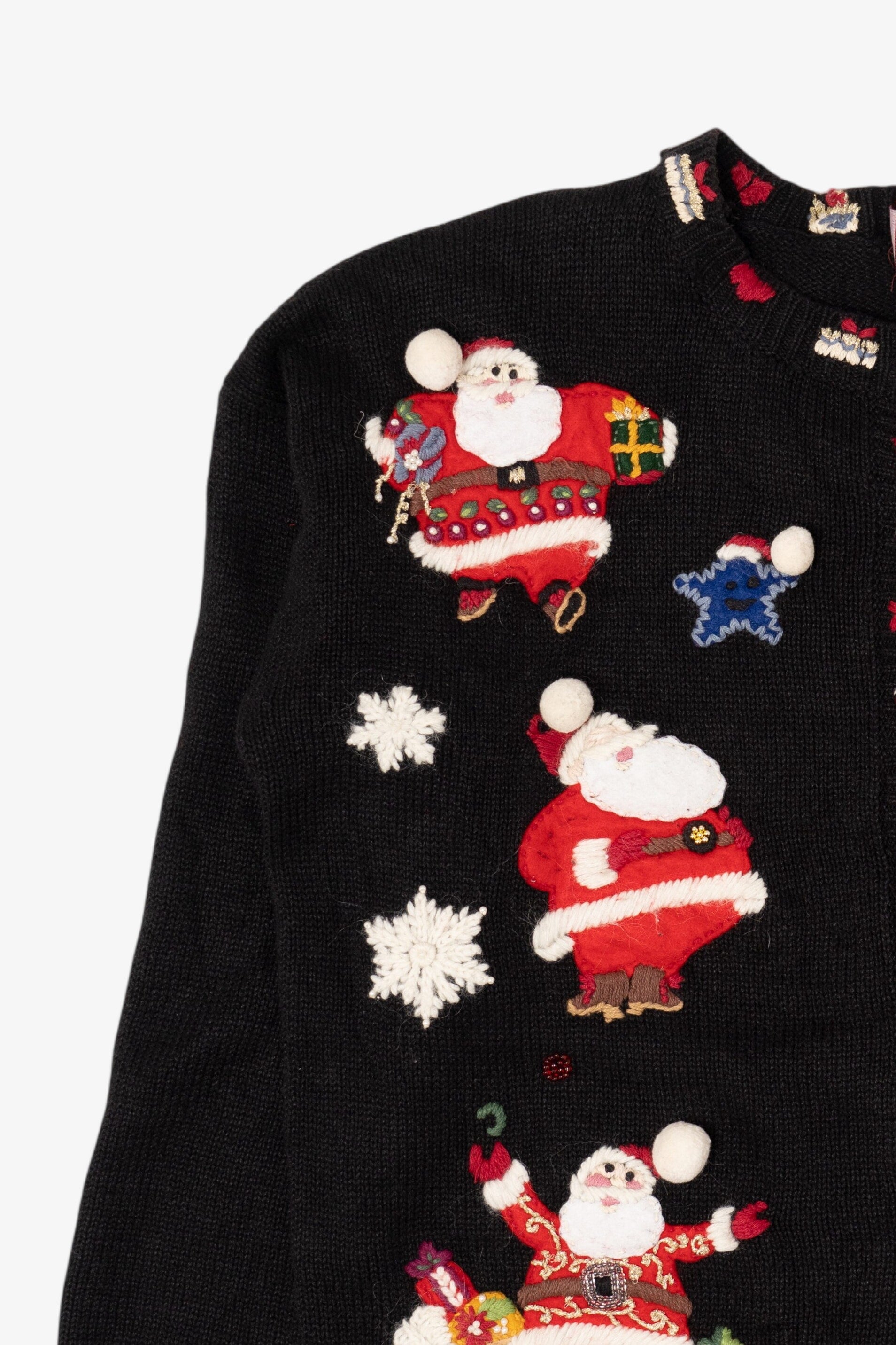 Vintage Tiara International Santa Ugly Christmas Cardigan (2000s)