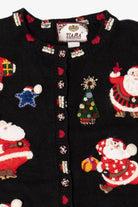 Vintage Tiara International Santa Ugly Christmas Cardigan (2000s)