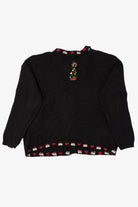 Vintage Tiara International Santa Ugly Christmas Cardigan (2000s)