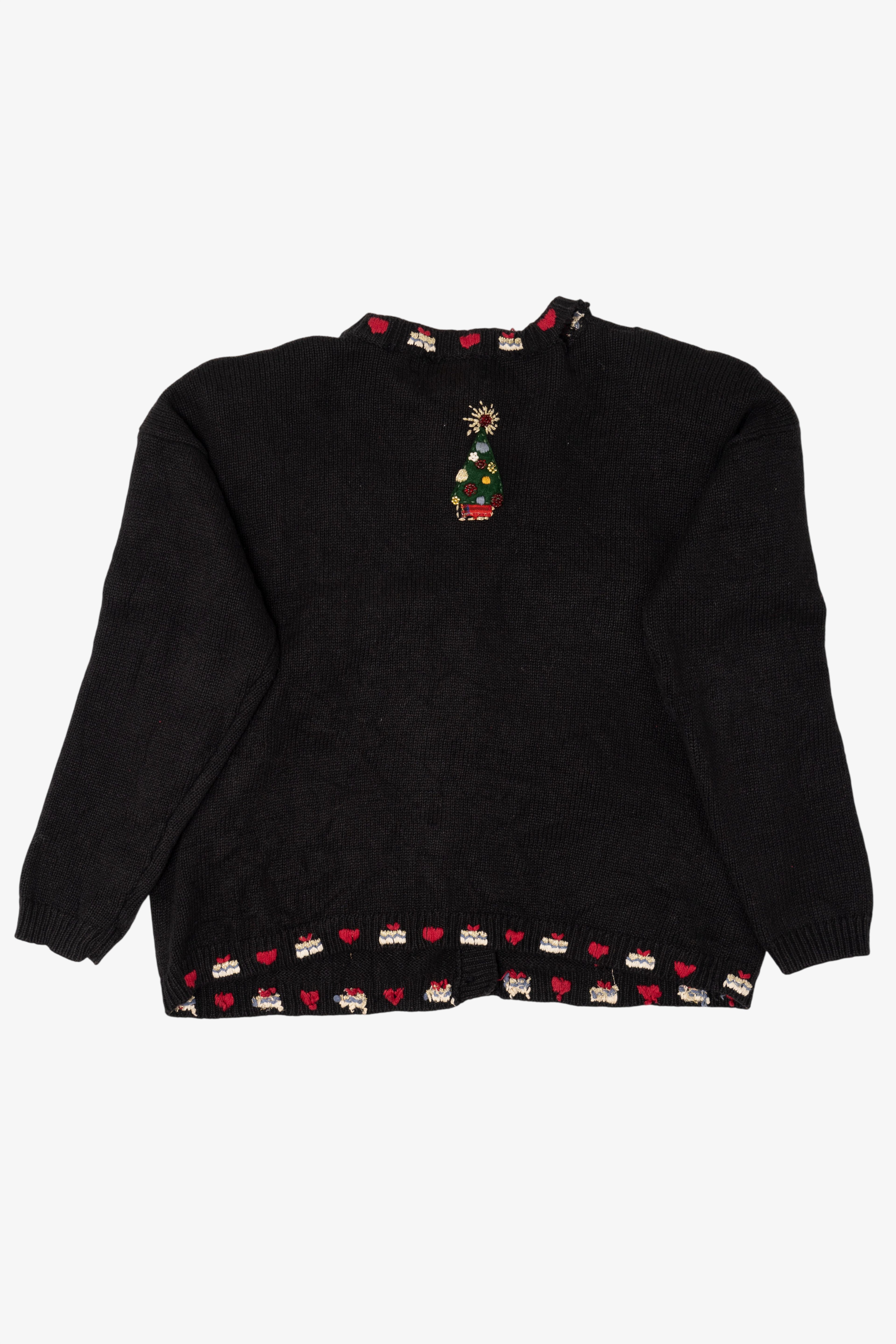Vintage Tiara International Santa Ugly Christmas Cardigan (2000s)
