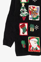 Vintage Yarn Works Rudolph Ugly Christmas Cardigan (1990s)