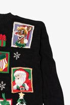 Vintage Yarn Works Rudolph Ugly Christmas Cardigan (1990s)