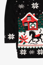 Vintage Fox Hollow Sleigh Ride Ugly Christmas Sweater (1990s)