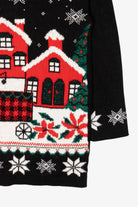 Vintage Fox Hollow Sleigh Ride Ugly Christmas Sweater (1990s)