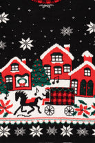 Vintage Fox Hollow Sleigh Ride Ugly Christmas Sweater (1990s)