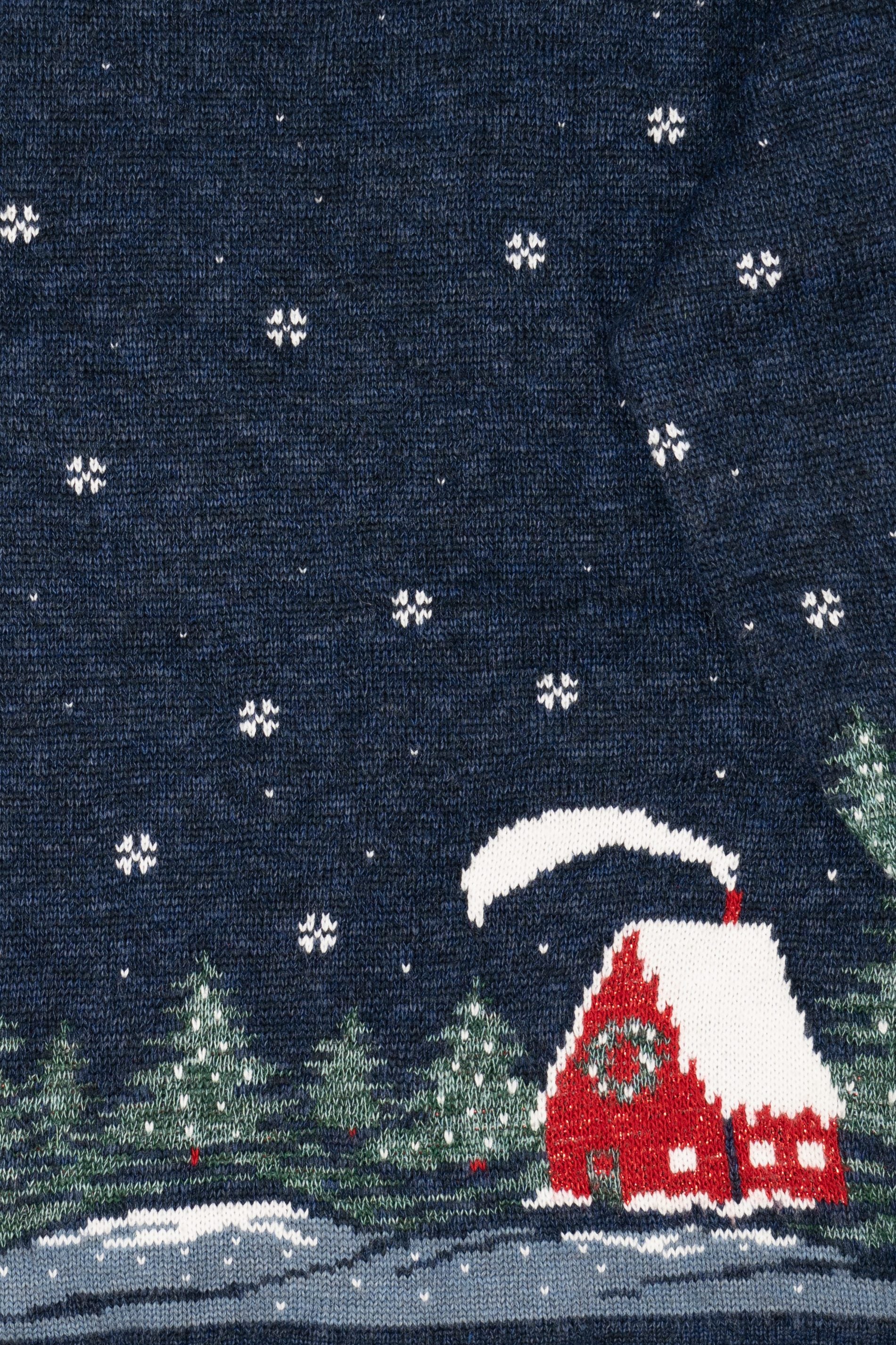 Vintage Nutcracker Santa Ugly Christmas Sweater (1990s)