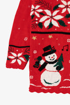 Vintage Red Classic Elements Ugly Christmas Sweater (1990s)