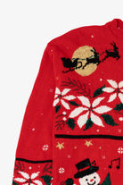 Vintage Red Classic Elements Ugly Christmas Sweater (1990s)