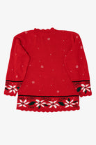 Vintage Red Classic Elements Ugly Christmas Sweater (1990s)