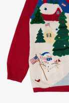 Vintage Quacker Factory American Ugly Christmas Sweater (1990s)
