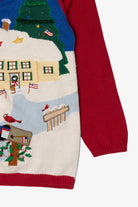 Vintage Quacker Factory American Ugly Christmas Sweater (1990s)