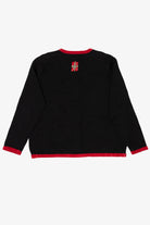 Vintage Black Berek Present Tree Ugly Christmas Cardigan (1990s)