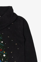 Vintage Black B.P Design Tree Ugly Christmas Pullover (1990s)