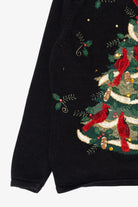 Vintage Black Tiara International Cardinals Ugly Christmas Sweater (2000s)