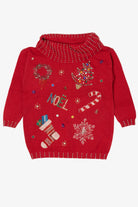 Vintage Red Victoria Jones Noel Ugly Christmas Pullover (1990s)