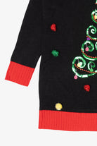 Vintage Black United States Sweater Trees Ugly Christmas Pullover (2000s)