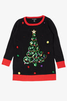 Vintage Black United States Sweater Trees Ugly Christmas Pullover (2000s)
