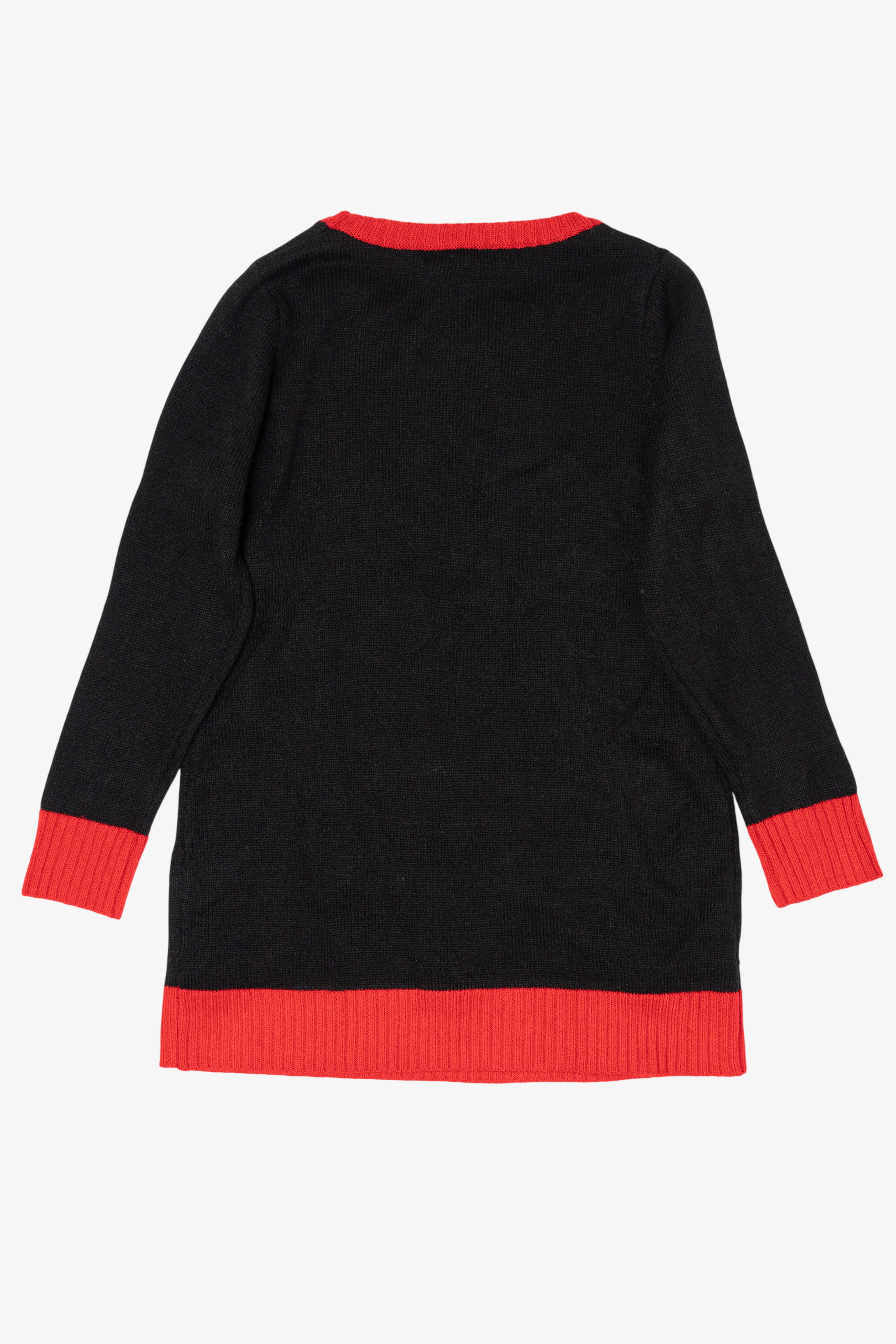 Vintage Black United States Sweater Trees Ugly Christmas Pullover (2000s)