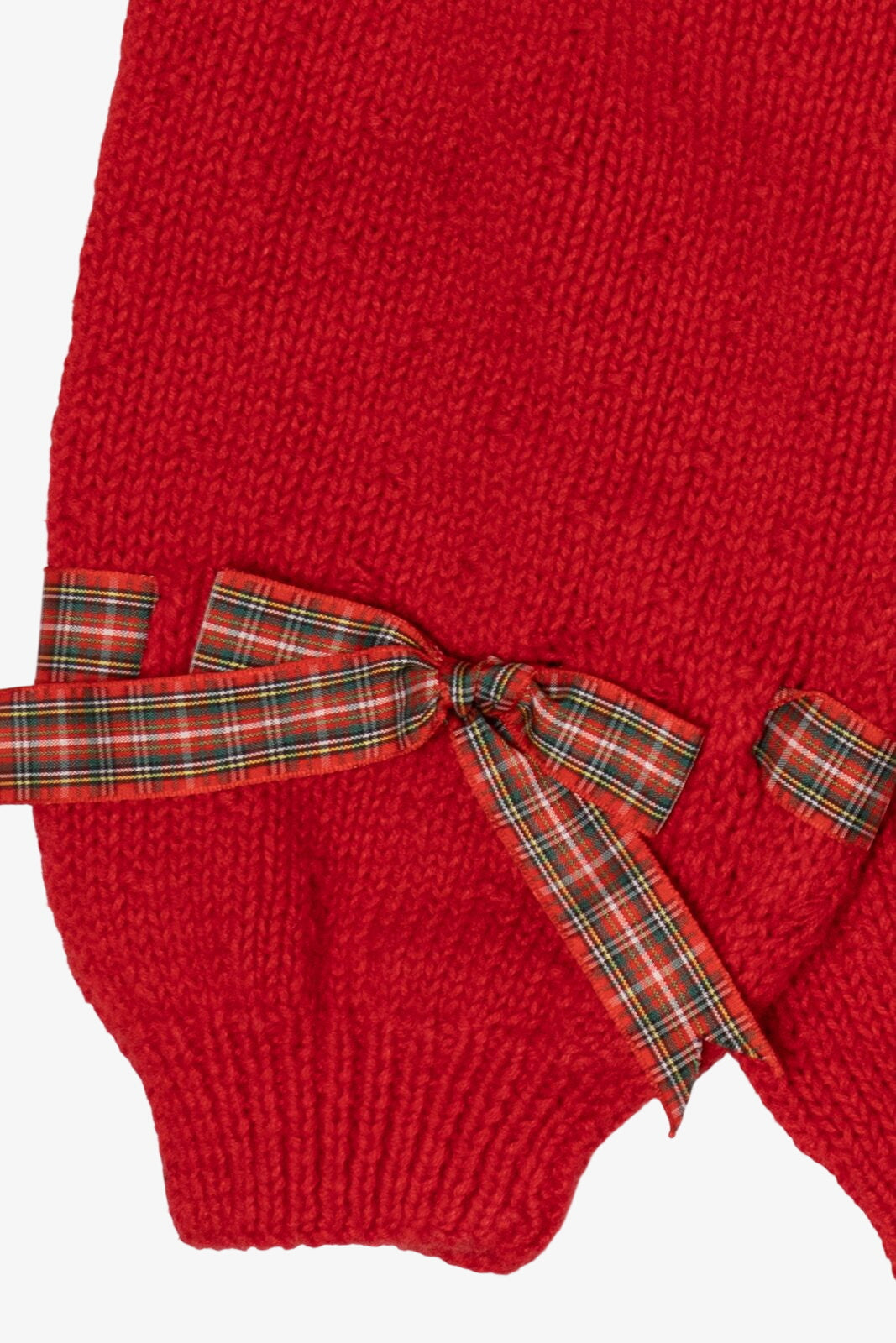 Vintage Red Marisa Christina Hand Knit Swan Ugly Christmas Pullover (1990s)