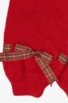Vintage Red Marisa Christina Hand Knit Swan Ugly Christmas Pullover (1990s)