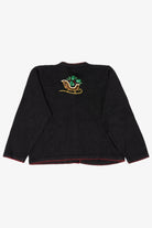 Vintage Black B.P Design Sleds Ugly Christmas Cardigan (1990s)