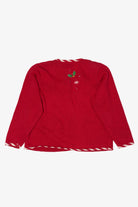 Vintage Red Heirloom Collectibles Gingerbread Ugly Christmas Cardigan (1990s)