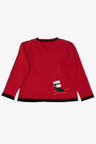 Vintage Red Puppies Ugly Christmas Cardigan (1990s)