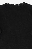 Vintage Black Holiday Time Ugly Christmas Pullover (1980s)