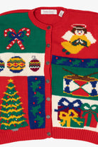 Vintage Red Karen Scott Ugly Christmas Cardigan (1990s)