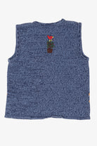 Vintage Blue Bobbie Brooks Snowmen Ugly Christmas Vest (1990s)