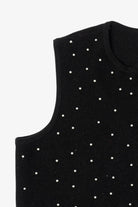 Vintage Black Charter Club Trees Ugly Christmas Vest (1990s)