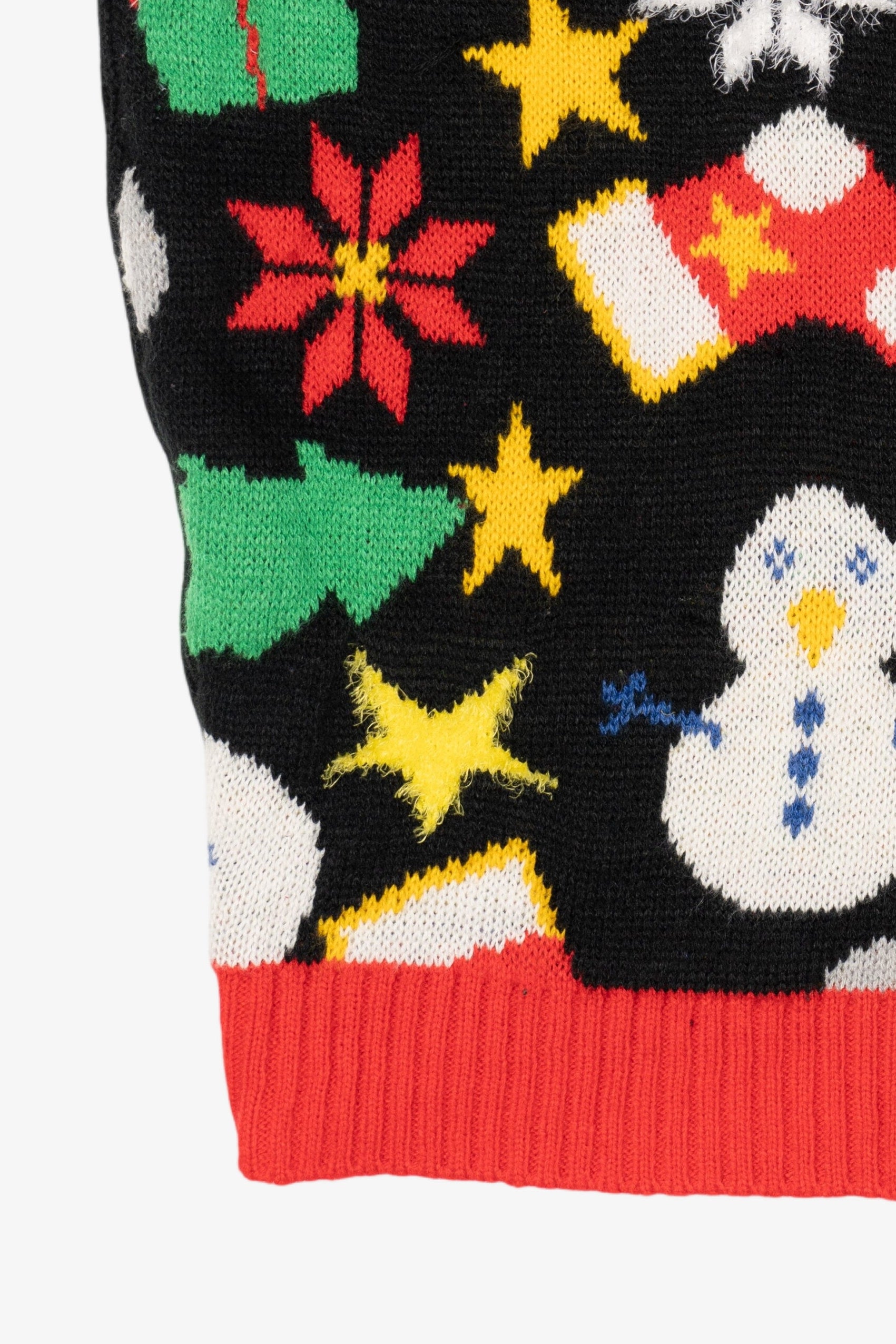 Vintage Black Merry Christmas Ugly Christmas Sweater (2000s)