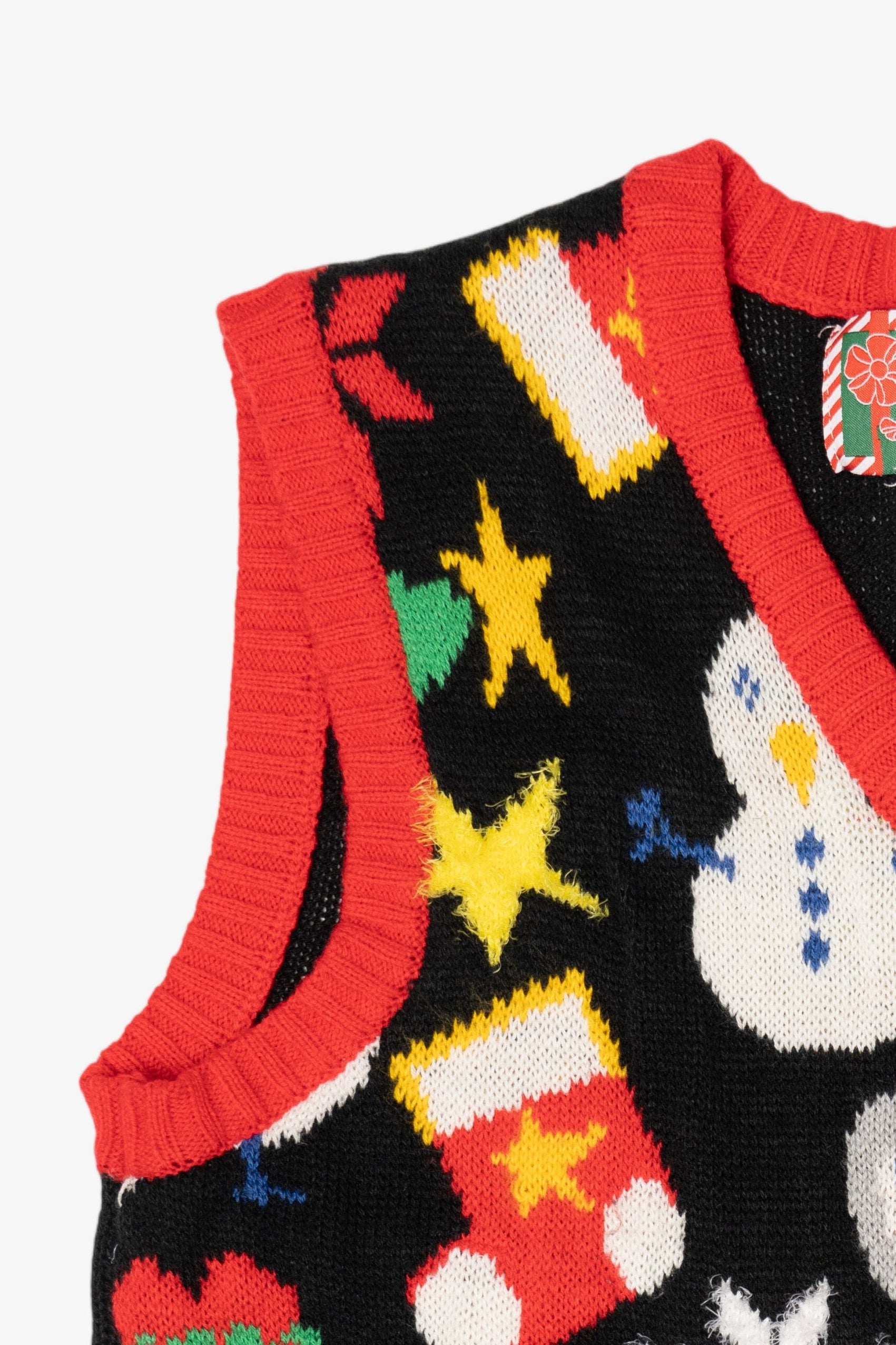 Vintage Black Merry Christmas Ugly Christmas Sweater (2000s)